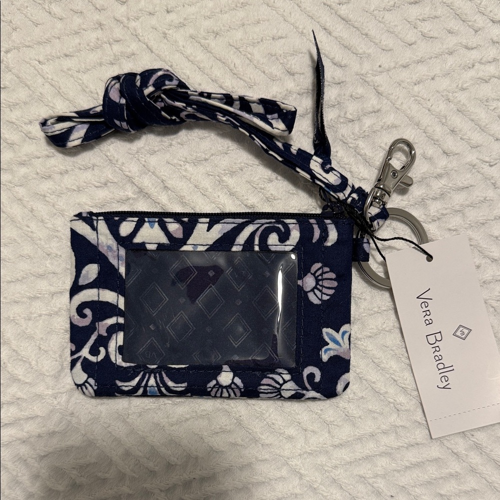 Vera Bradley Blue and White Floral ID Case